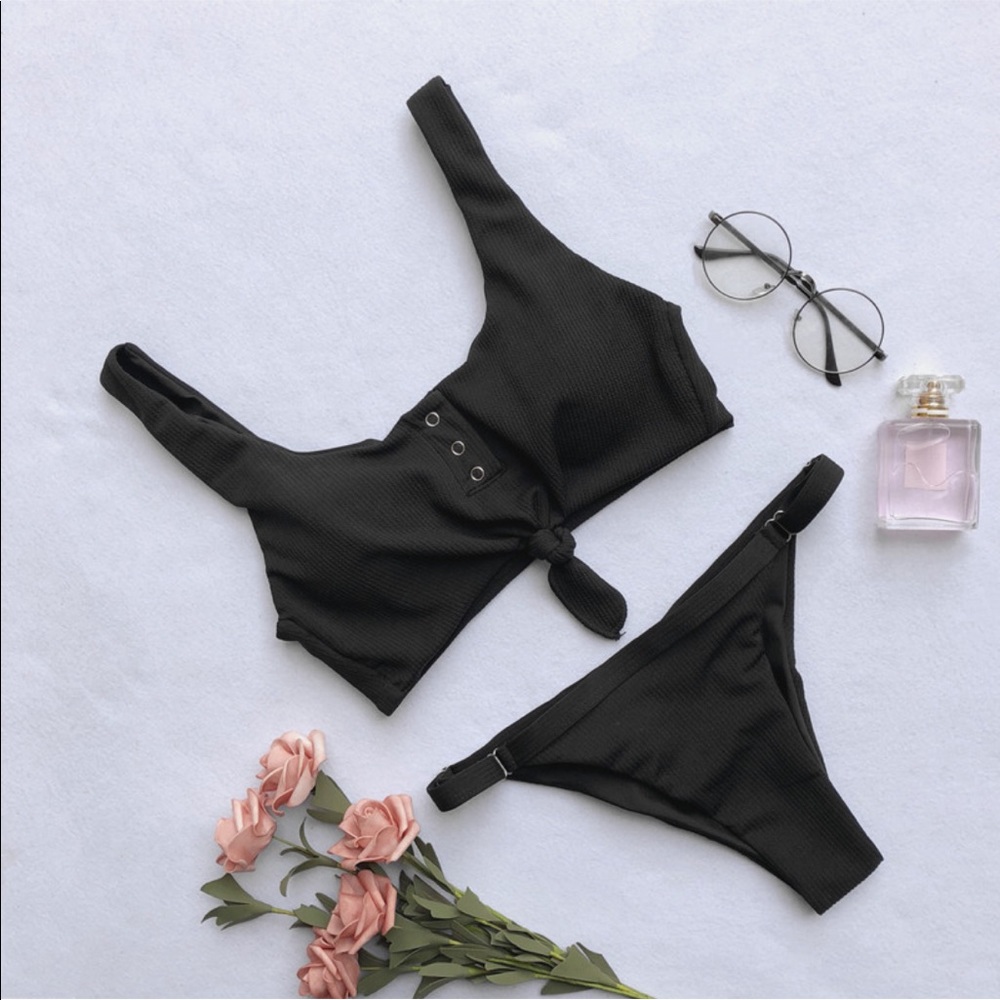 👙 SALE! Knot Front Swimsuits - Picture 5 of 8